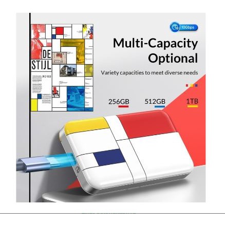 Ssd external portable orico 512gb 256gb 5Gbps usb3.1 type-c anti shock no heat for pc laptop cpu phone console etc mtq-5g-512g