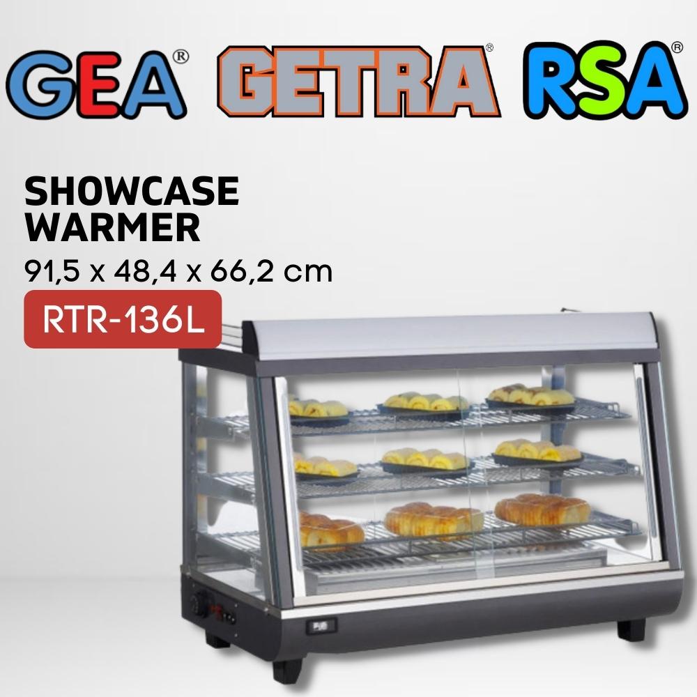 SHOWCASE WARMER GETRA RTR-136L ETALASE FRIED CHICKEN PENGHANGAT MAKANAN  RTS 136L ORIGINAL