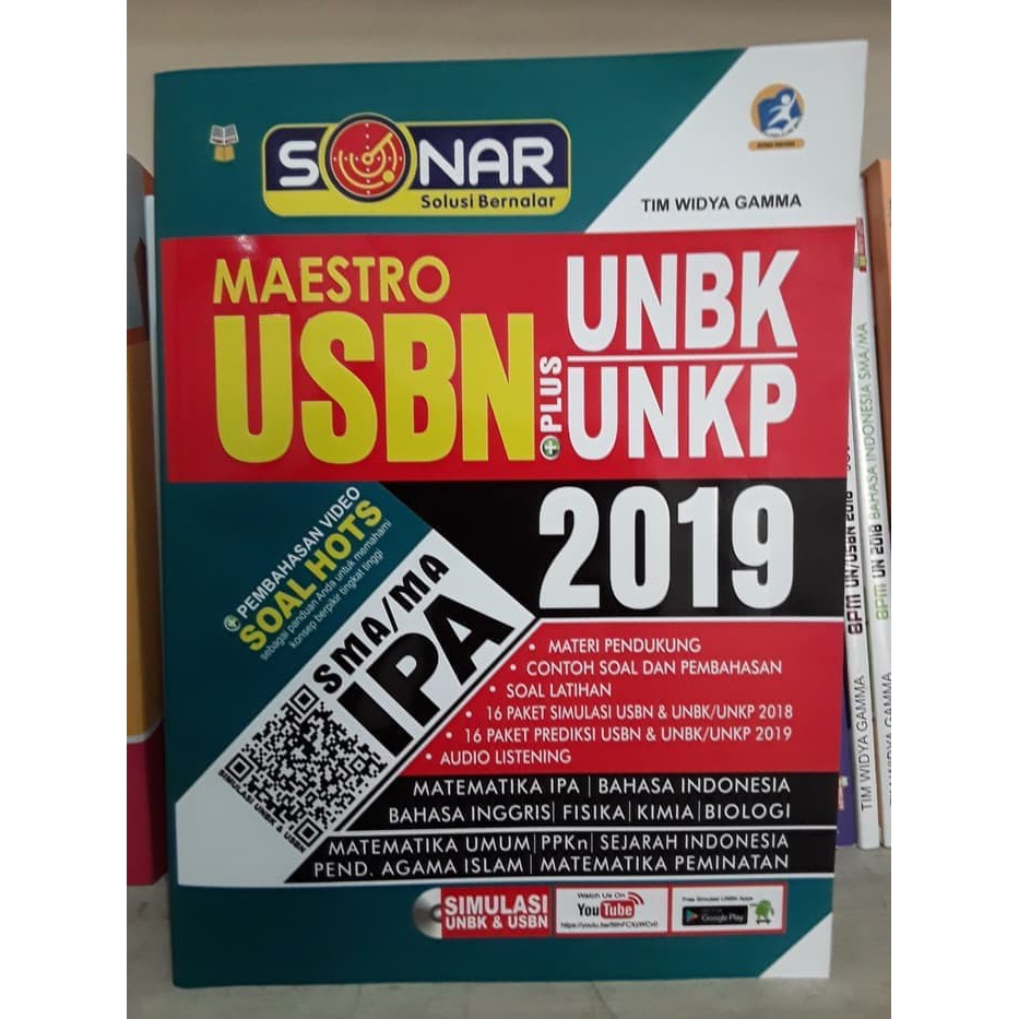 Buku Sonar Maestro Usbn Plus Unbk Unkp Sma Ipa 2019 Shopee Indonesia