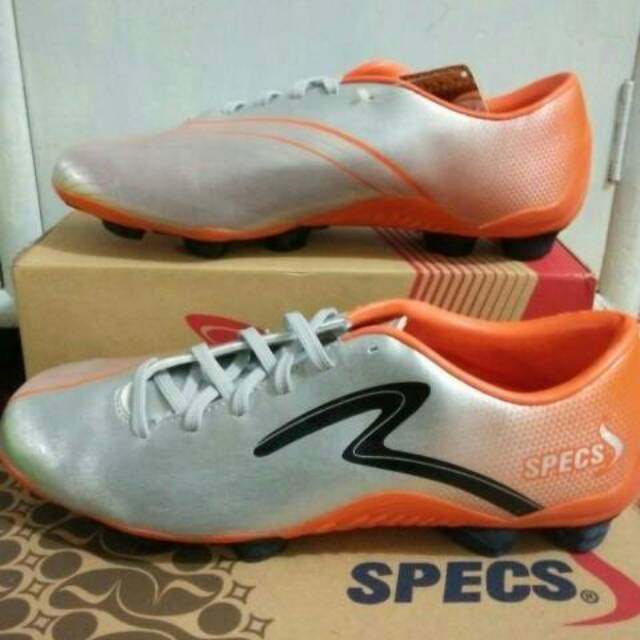 SEPATU BOLA SPECS ACCELERATOR BAFANA FG SILVER(bonus deker)