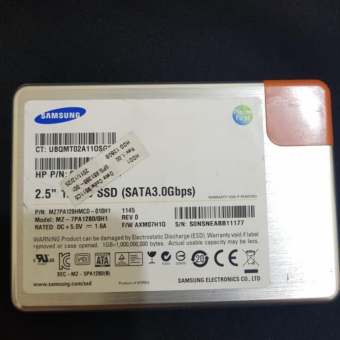 HDD Samsung SSD 128GB