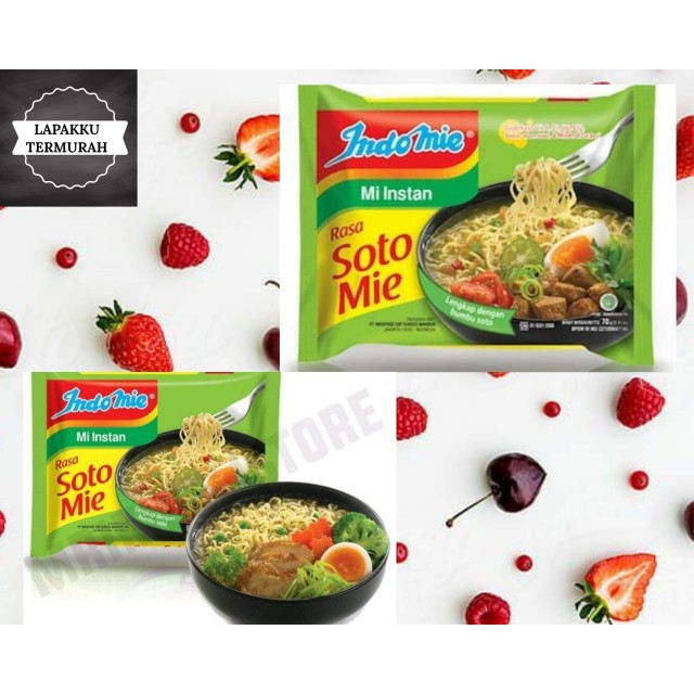 

INDOMIE RASA SOTO 72G / INDOMIE MURAH BANGET