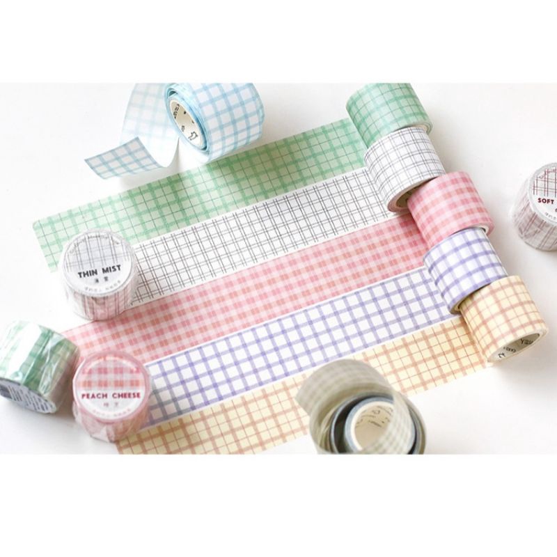 

[TO YOU] Washi tape Grid Candy Colors Journaling Supplies
