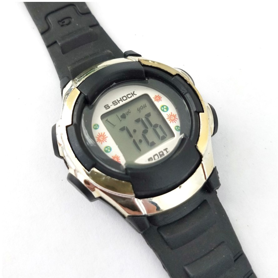 Jam Tangan Digital Sport Pria Wanita Warna Warni Rubber JT935 Free Baterai