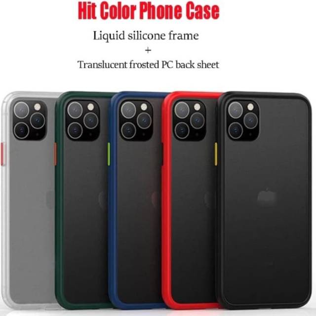 IPHONE 11 , IPHONE 11 PRO , IPHONE 11 PRO MAX CASE HARDCASE DOFF MATTE TRANSPPARAANT