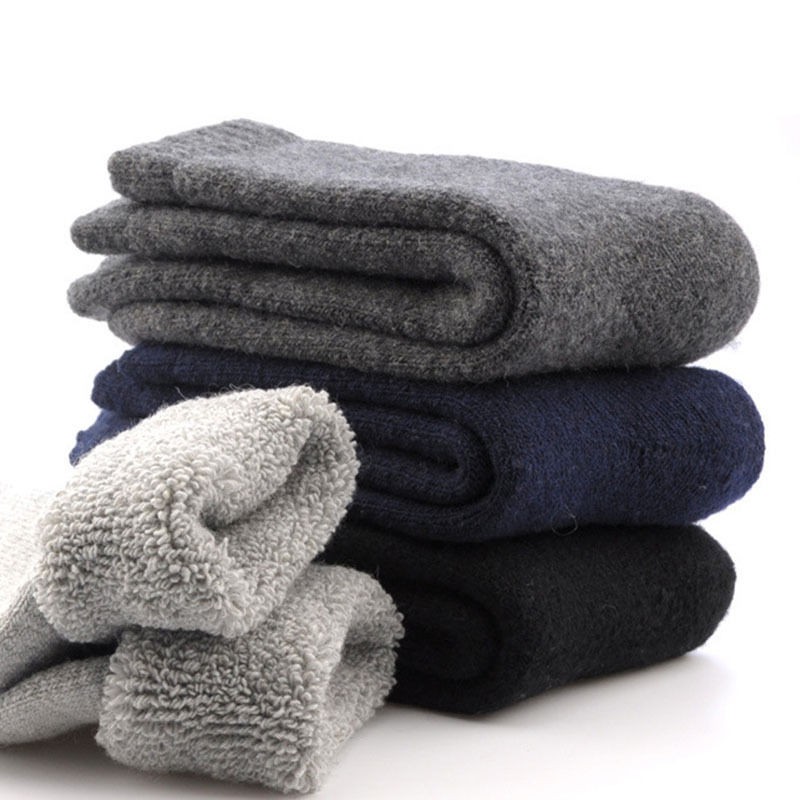  Kaos  kaki  wool  bulu domba tebal kaos  kaki  winter kaos  