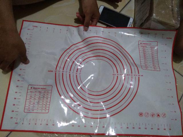 Silicone Mat Alas Adonan Pizza Martabak 40 X 60 Cm
