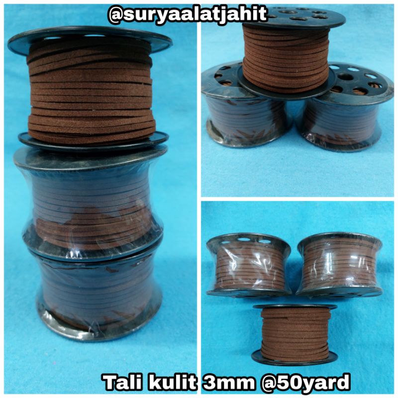 Tali kulit 3mm @50yard =rp.40.000/1Rol