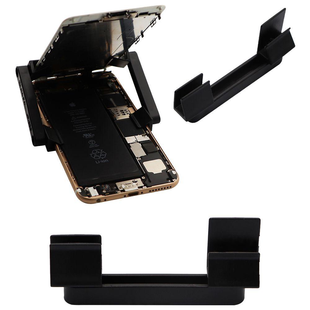 AUGUSTINA Stand Holder 2Pcs Adjustable Untuk Perlengkapan Pengikat Berdiri Layar LCD Ponsel