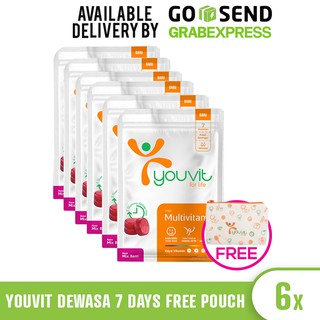 Youvit Multivitamin Gummy For Adult/ Dewasa isi 7 pcs