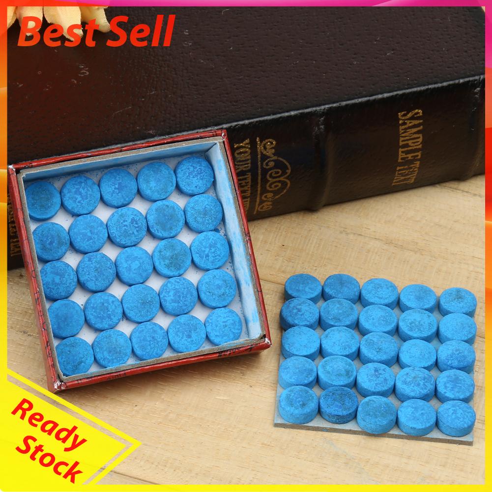 50pcs Cue Tip Stik Biliar 13mm Kekerasan M