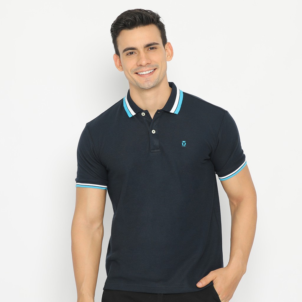 Kaos Polo Shirt Pria Kerah Moriyama 