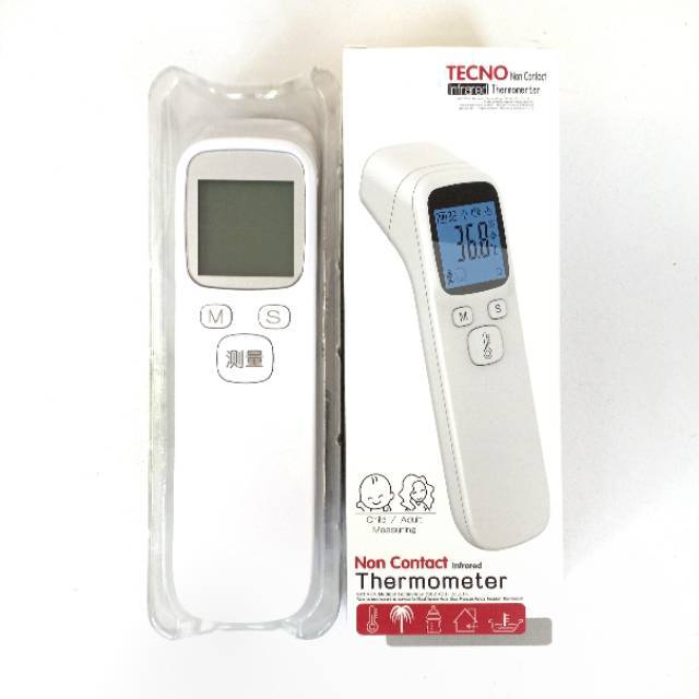 Tecno Infrared Laser Non Contact Thermometer Termometer Suhu Temperatur