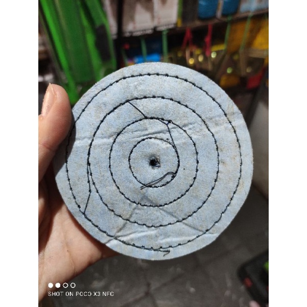 kain poles gerinda bahan jeans 4inch cocok untuk poles stenlees dan besi