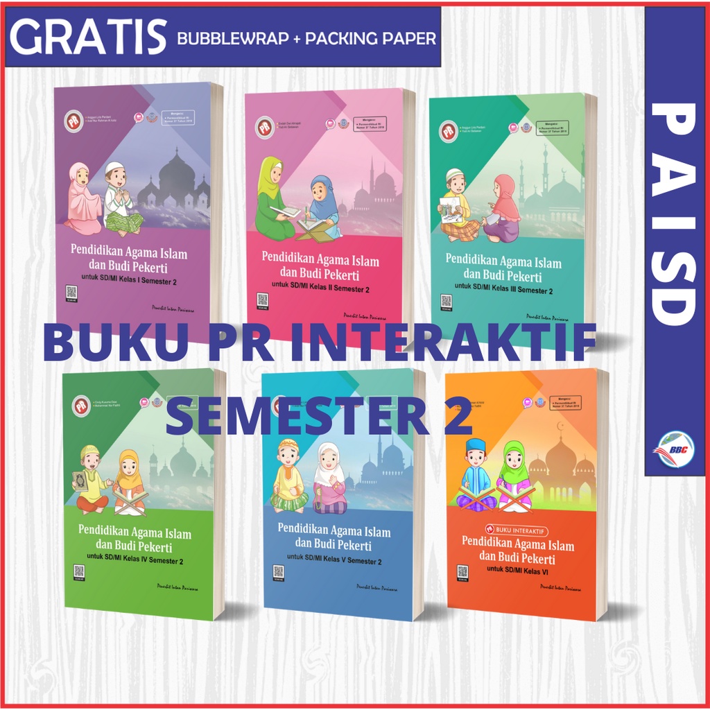 BUKU PR/LKS PENDIDIKAN AGAMA ISLAM SD KELAS 1 -6 INTAN PARIWARA