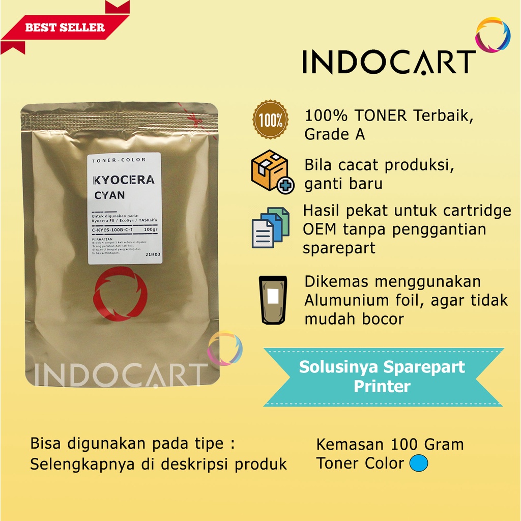 Serbuk Toner Warna Jepang-TK-8329-Kyocera TASKalfa 2551ci-100gr