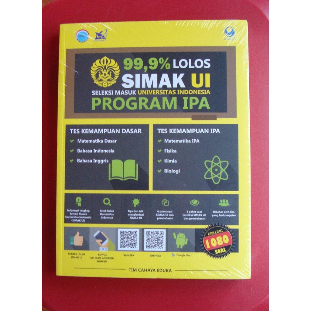 Paling Murah Buku 99.9 Persen Lolos Simak Ui Program Ipa