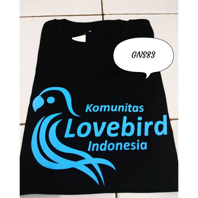 KAOS LOVEBIRD BURUNG LOVEBIRD KOMUNITAS INDONESIA