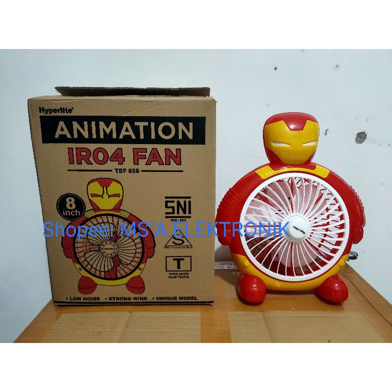 Kipas Karakter Arashi 8&quot; Iron Man/Doraemon/Hello Kitty/Minion/Mickey