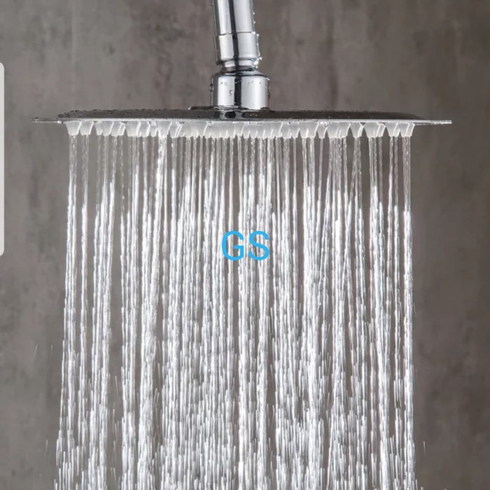Wall Shower Tanam shower Tembok Kamar Mandi Minimalis Stainles 6 inci