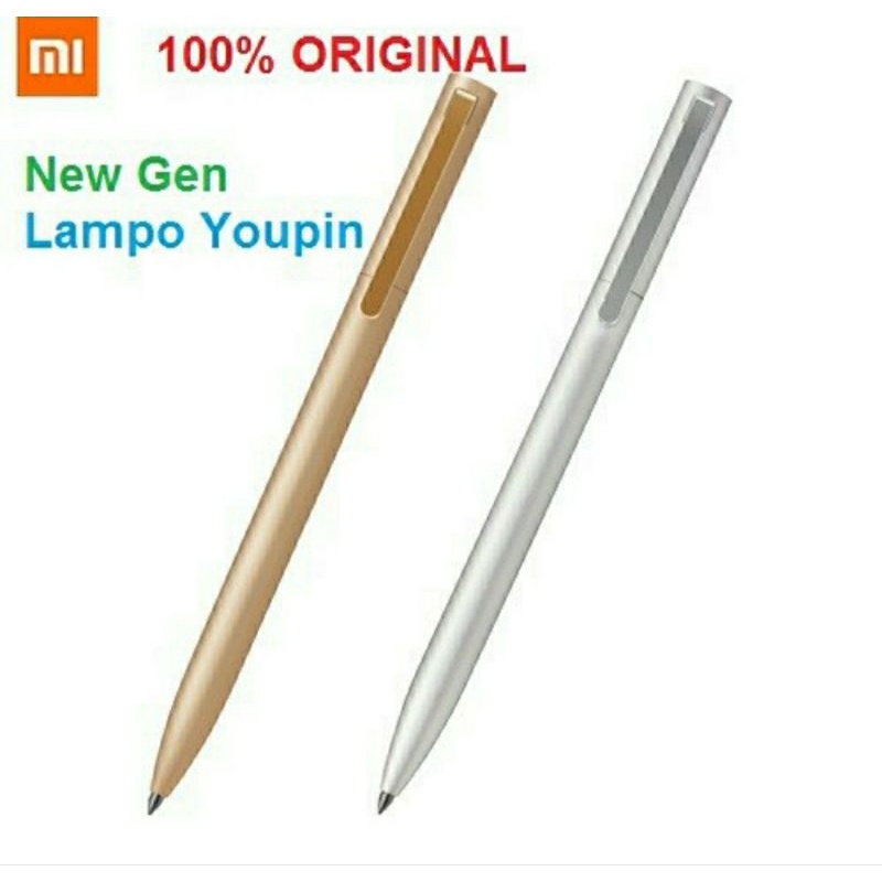 

Original Xiaomi Mi Aluminium Rollerball Pen / Metal Signature Pen