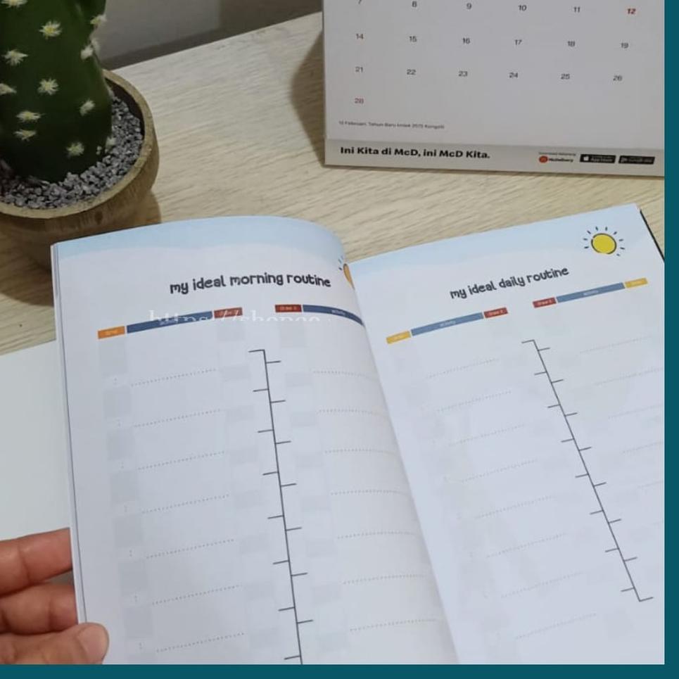 

J95 Buku Planner Muslim Notebook Agenda Full Color Hardcover LW95 Harga Termurah ┏(