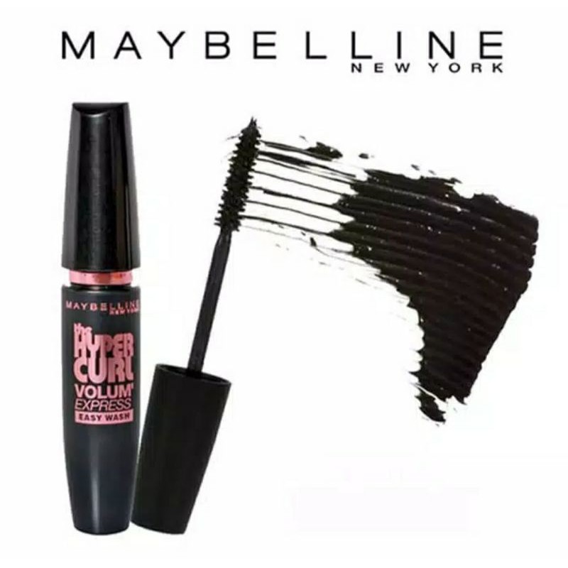 MASCARA MAYBELLINE HYPERCURL - MASCARA MAYBELLINE HITAM