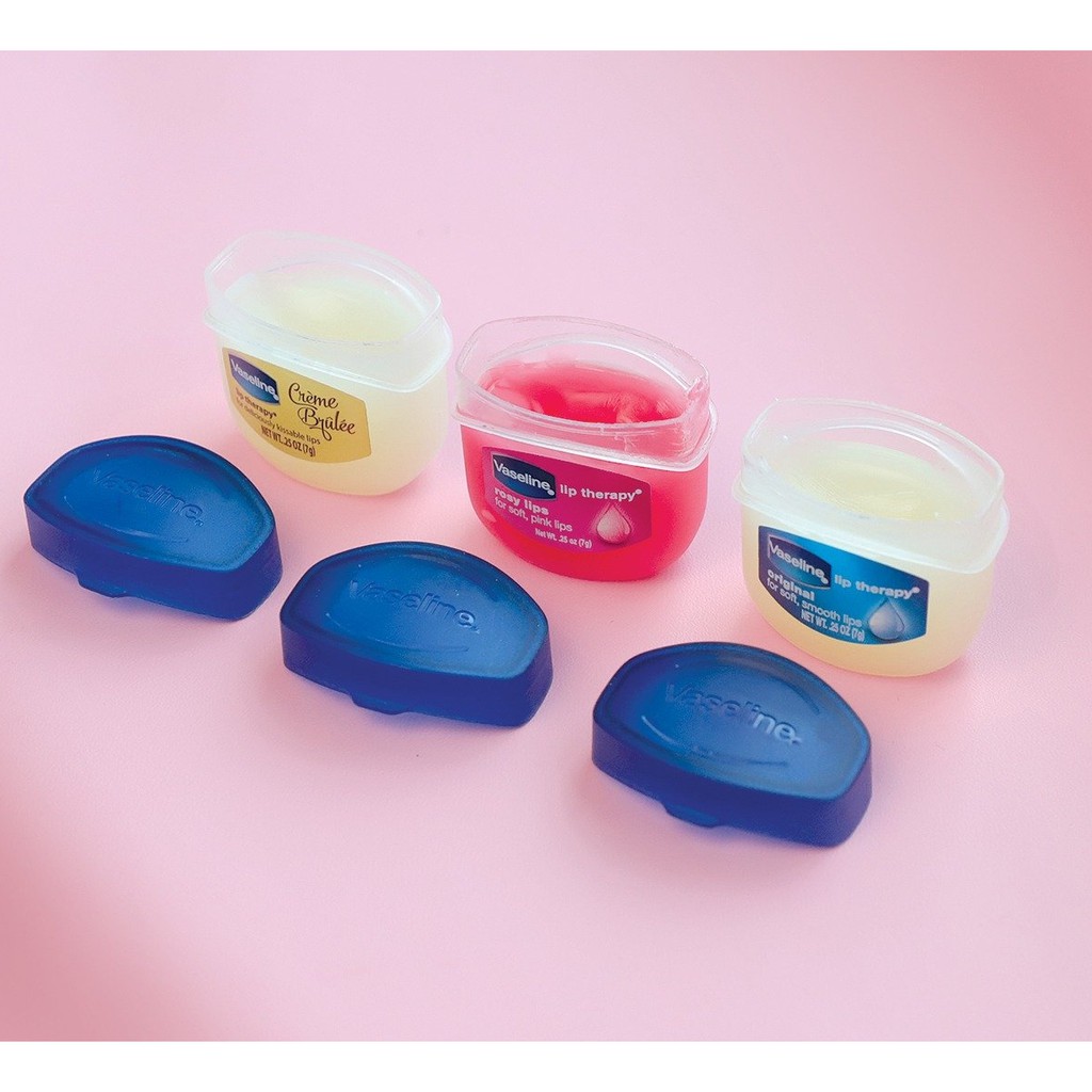 Vaseline Lip Therapy Lip Original 100% Rossy / Original / Creme Brulee