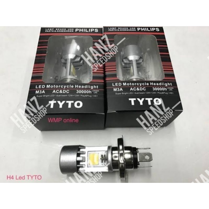 DOP LAMPU LED TYTO H4 M3A KAKI TIGA VIXION DLL / DOP LED TYTO H4