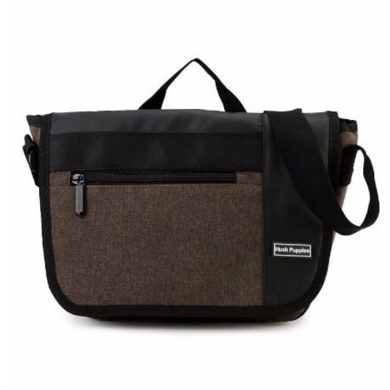 CrazySale❣ HUSH PUPPIES ORIGINAL MESSENGER BAG 96 IN DARK BROWN MAN TAS PRIA SLING LAKI COWO COWOK A