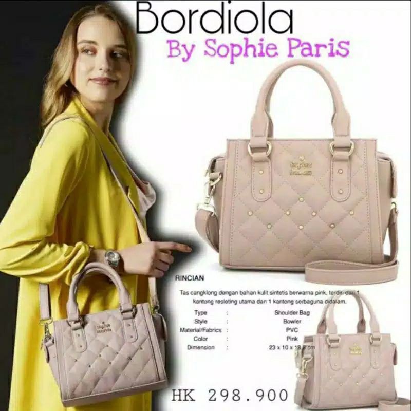 TAS KERJA WANITA TAS BORDIOLA SOPHIEPARIS SOPHIEMARTIN PROMO MEMBER PROMO SHOPEE