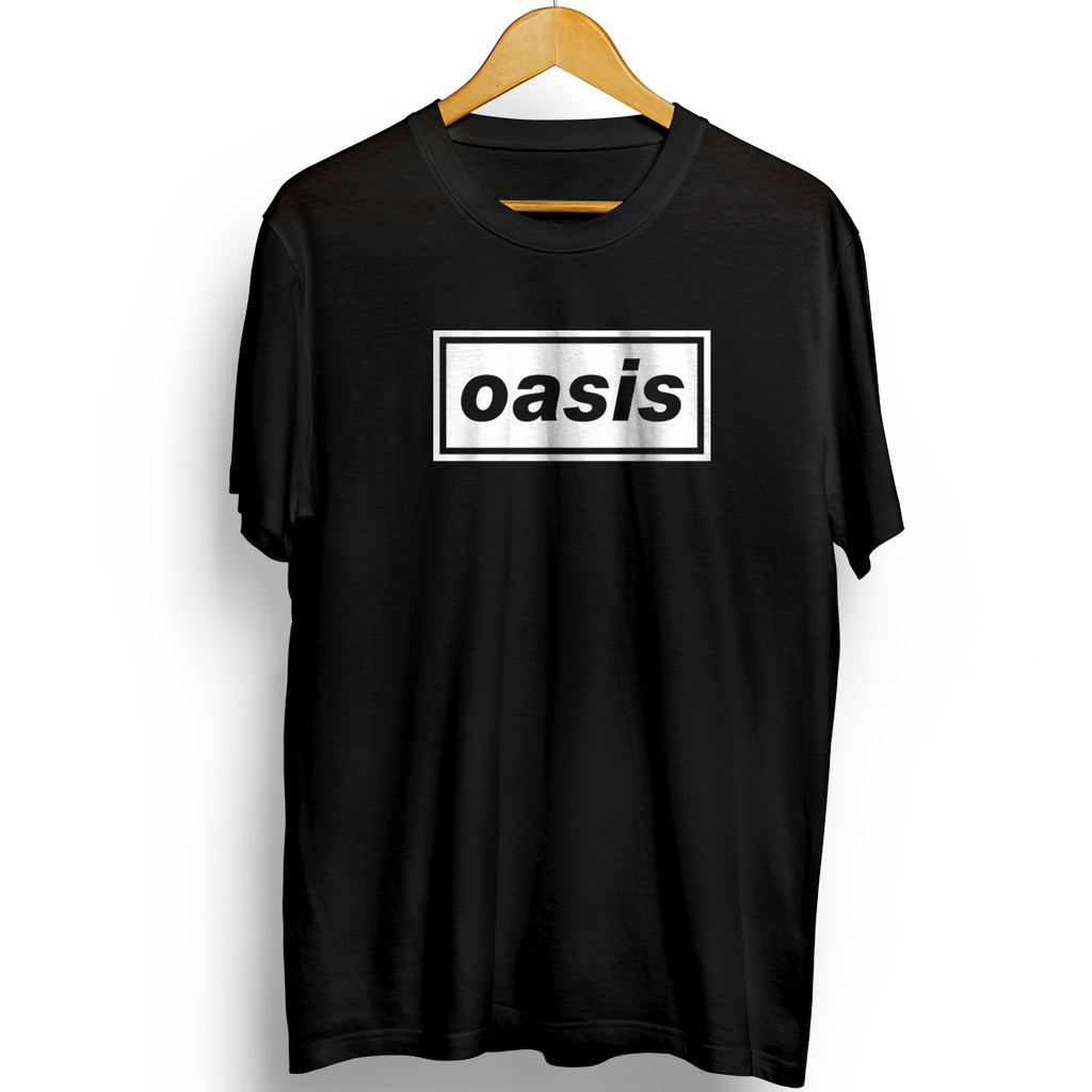 KAOS DISTRO PRIA BANDUNG ORIGINAL KAOS UNIK TULISAN OASIS T SHIRT MURAH KEREN COTTON COMBED 30S