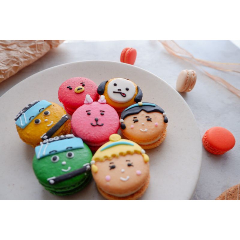 REGULAR MACARON KARAKTER ISI 6PCS