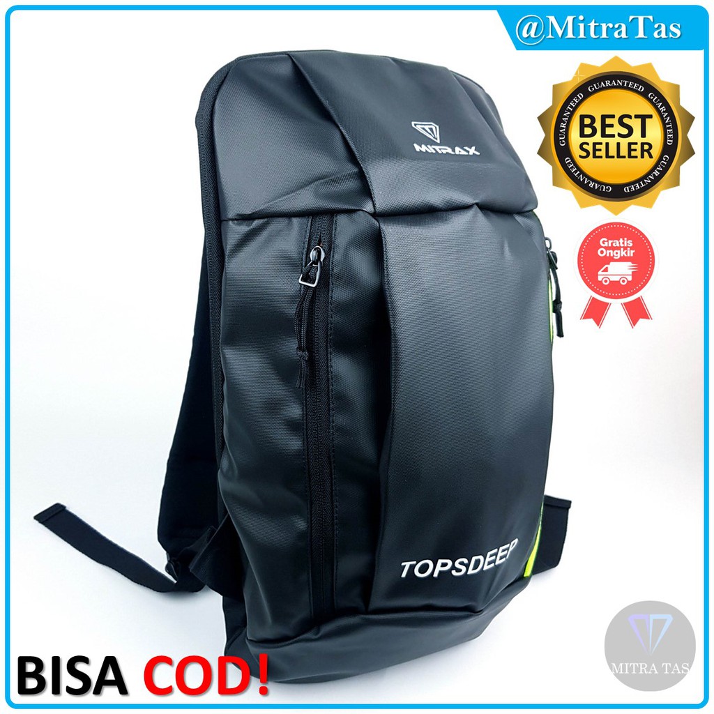 Ransel Sepeda Mitrax Sergio Bahan Kulit Bimo Waterproof! Backpack Serbaguna dengan Kualitas Terbaik!