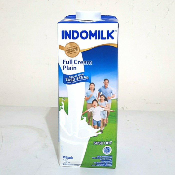 

Da2011Ca Indomilk Susu Uht Cair Full Cream 1Lt Plain Xa201As