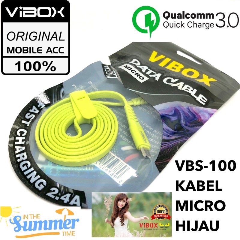 Kabel Data Vibox For Android VBS100s Kabel Charger Casan Vibox Micro TERPOPULER SEN