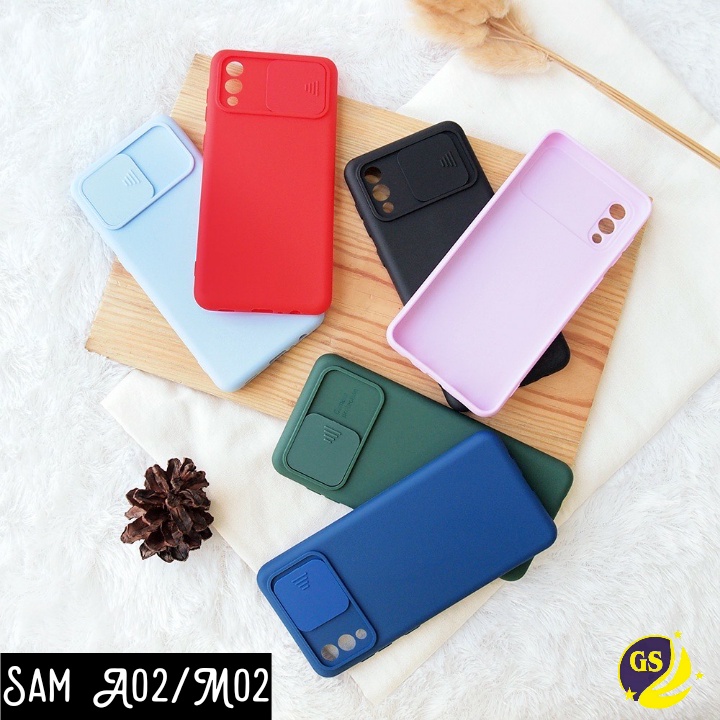 Samsung A12 M12 A32 4G A52 A72 5G 2021 Samsung A31 A51 A71 M31 2020 Slide Case Camera Push Pull Baby Softcase Rubber Matte Candy Silicone Sliding Casing