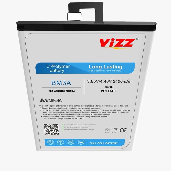 Baterai Batre Vizz Xiaomi Mi Note 3 BM3A