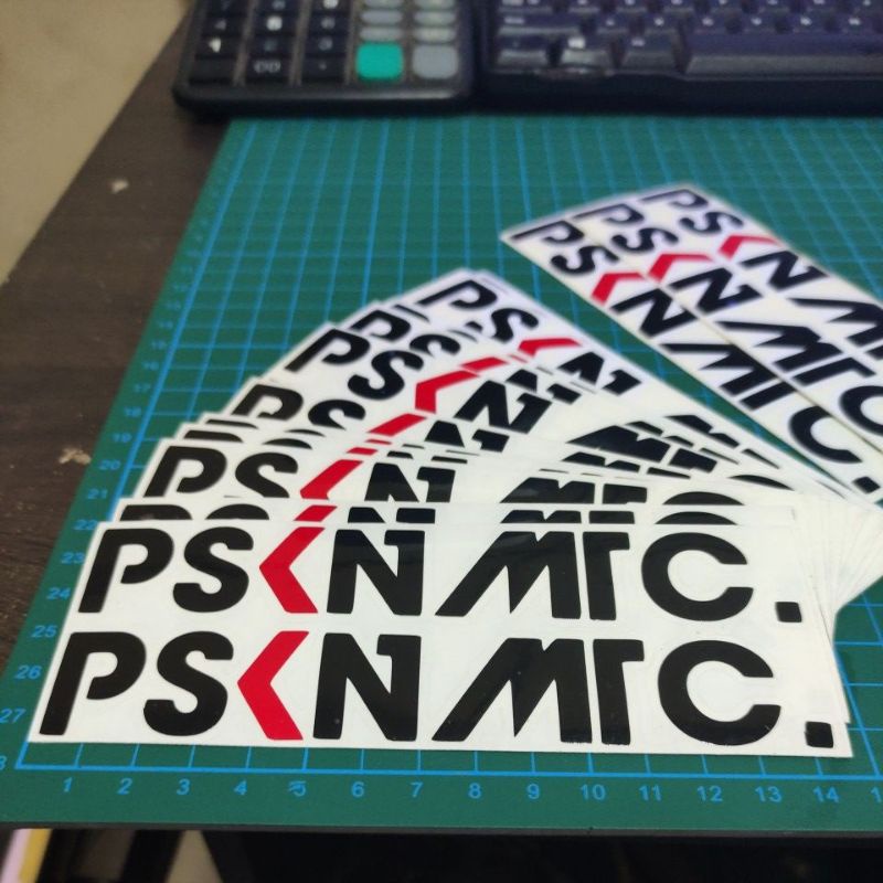 stiker PSKNMTC 14cm murah 2pcs