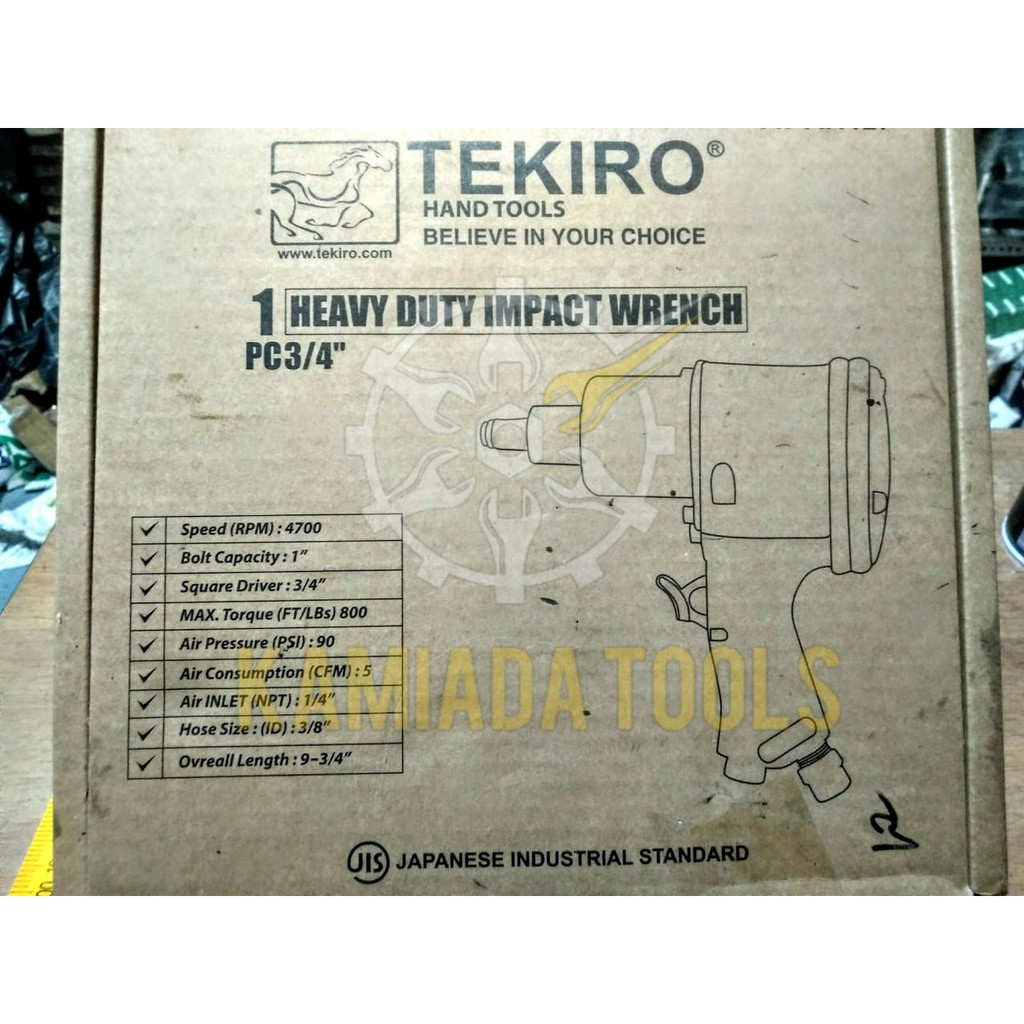 Air Impact Wrench 3/4" TEKIRO/ Air Impact 3/4" TEKIRO