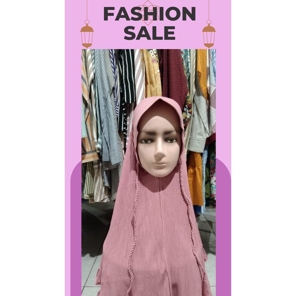 kerudung krudung jilbab instan hijab syar'i iin shop geblus bergo plisket pendek