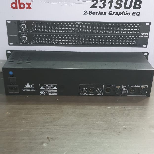 EQUALIZER DBX 231 OUTPUT SUB GRADE A