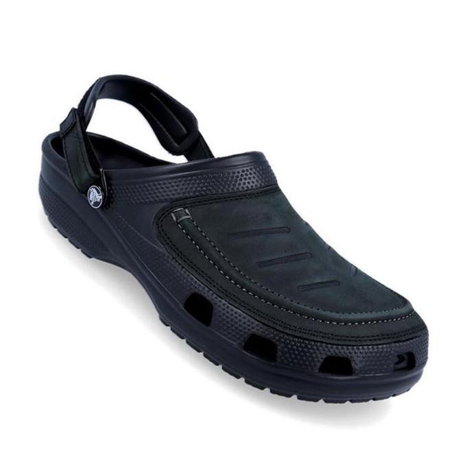 Sandal Pria Slop Crocs Yukon Leather Grade Ori Crocs Sandal Casual