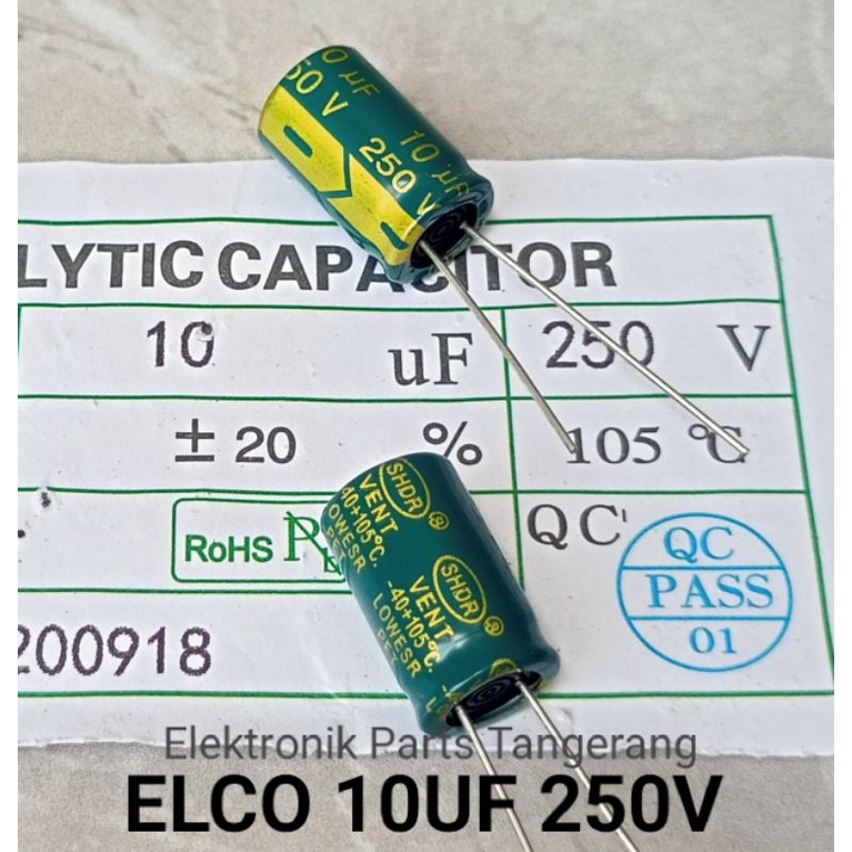 Jual Capacitor Elco 10uf 250v Kapasitor Elco 10uf 250v Kapasitor Elco 250v 10uf Shopee Indonesia 5586