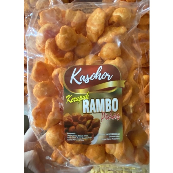 

Cemilan Kerupuk Rambo Pedas