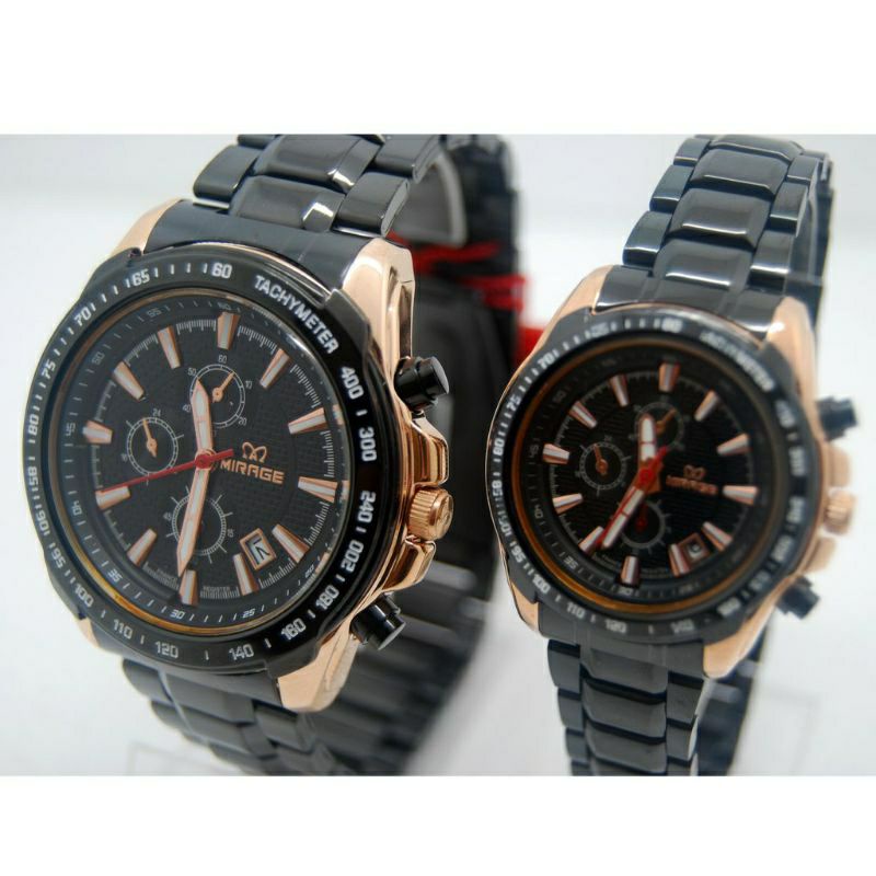 Mirage Original Jam Tangan Couple Pria Wanita Water resistan