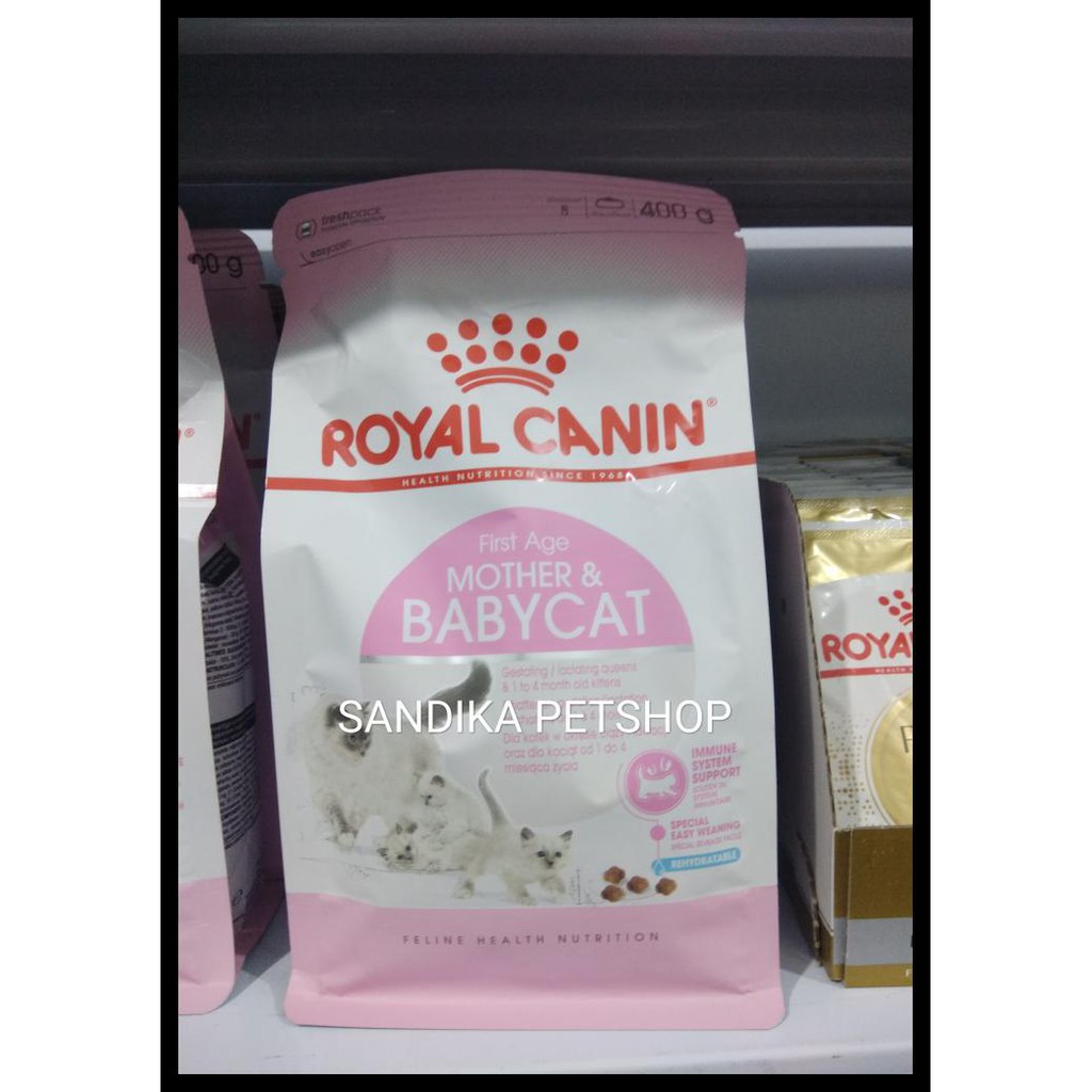 Makanan Kucing Royal Canin Mother Babycat 400 Gram Freshpack