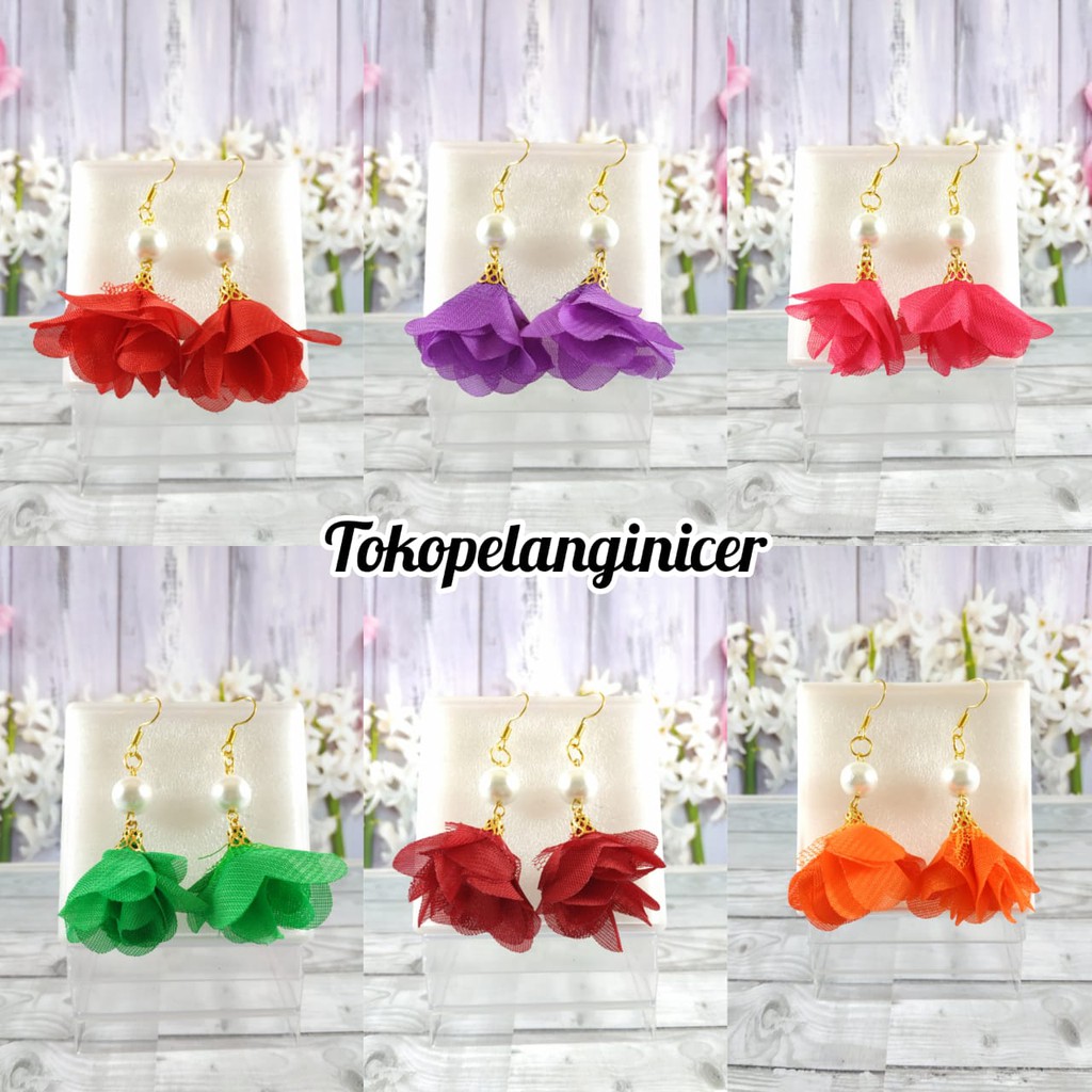 Tokopelanginicer Anting Fashion Korea Aksesoris cantik kekinian Anting korea Giwang murah