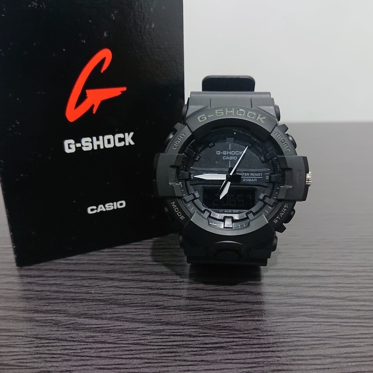 Versi terbaru Jam tangan pria Casio G-SHOCK GA800 Double time Digital dan analog