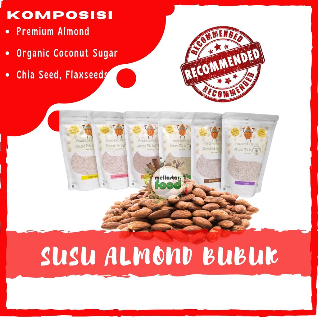 

Susu Almond Bubuk Varian Rasa almond milk susu almond asi booster susu almond diet